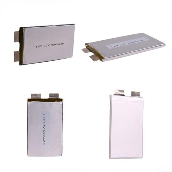 High Power 3.2V 8Ah Pouch Cell Lithium Ion Phosphate Battery Cell 3.2V 8Ah
