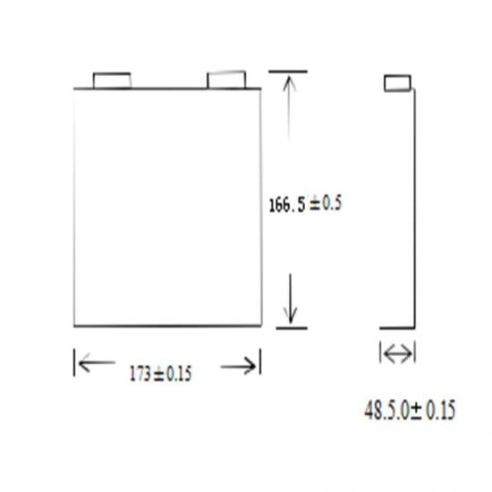 3.2V Lithium Lifepo4 Battery Cell 150Ah High Lithium Ion Phosphate Battery For Solar Energy Systems 3.2v 150ah Lifepo4 Battery Cell
