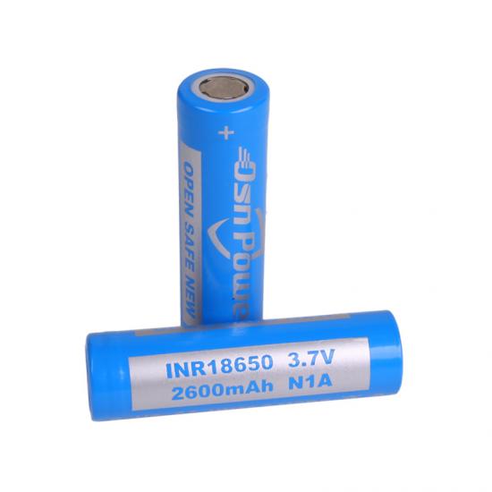 NCM Long Cycle Life Time 18650 2.6Ah 3.7V Battery Li - Ion Cell Batteries