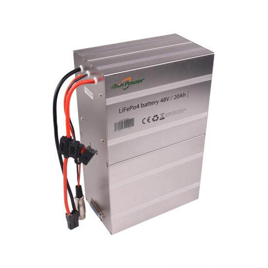 LiFePO4 Battery 48V 20AH With Alloy Case For Electric Bike Scooter Motorcycle Tuk Tuk