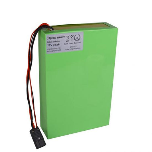 Customize 18650 Lithium Ion Battery 72v 20ah Battery Pack For Electric Bicycle Balance Scooter