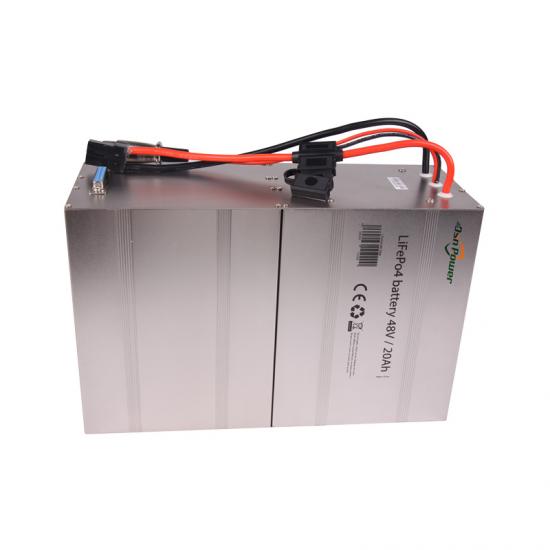 LiFePO4 Battery 48V 20AH With Alloy Case For Electric Bike Scooter Motorcycle Tuk Tuk