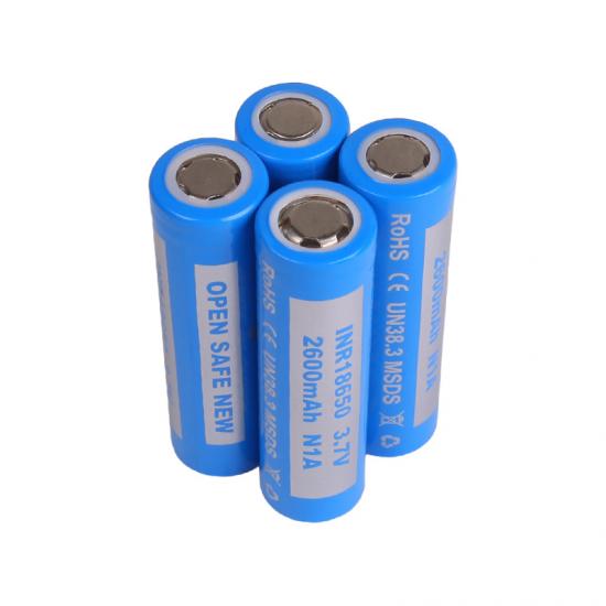 NCM Long Cycle Life Time 18650 2.6Ah 3.7V Battery Li - Ion Cell Batteries