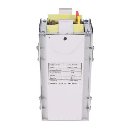 Lithium Titanate Battery 2.4V 15Ah LTO For Car Stereo,Solar Battery