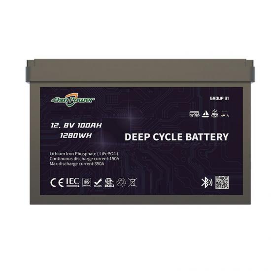 12v 100ah Lithium Ion Phosphate Battery 12V 100Ah Lifepo4 Battery Pack For Home Energy Storage RV System