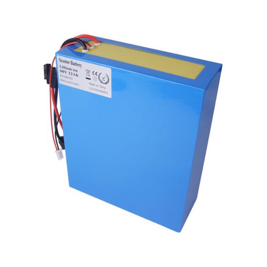 Lithium Ion 60V 12AH Long Life High Power Rechargeable Scooter Battery 800W 1000W 1600W 2000W