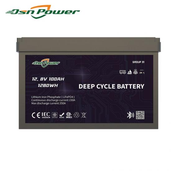 12v 100ah Lithium Ion Phosphate Battery 12V 100Ah Lifepo4 Battery Pack For Home Energy Storage RV System