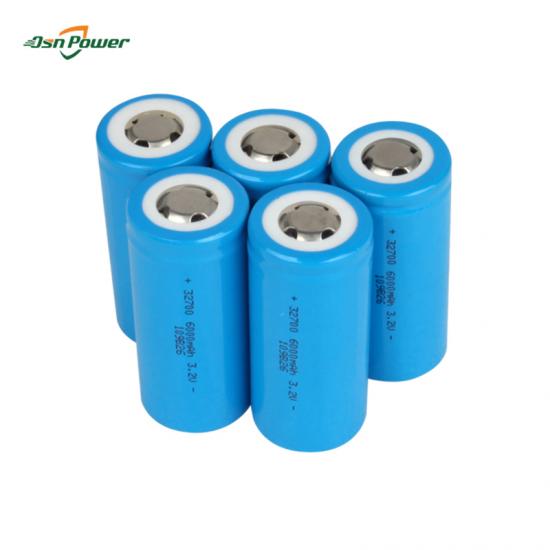 3.2v 32700 LiFePO4 Battery Rechargeable Lithium Cell 6Ah For Deep Cycle Solar