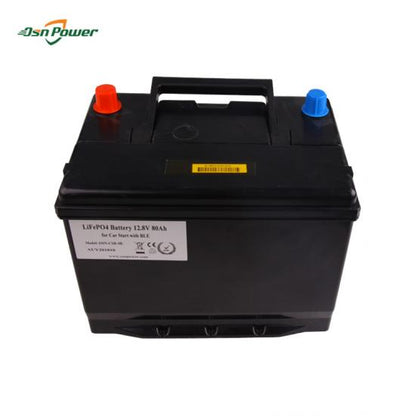 Lightweight 12V 80Ah Lithium Automotive Battery For Car Starting