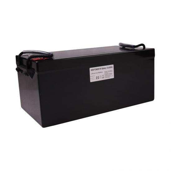 Deep Cycle LiFePO4 Battery 12V 250Ah Lithium Leisure Battery With Display
