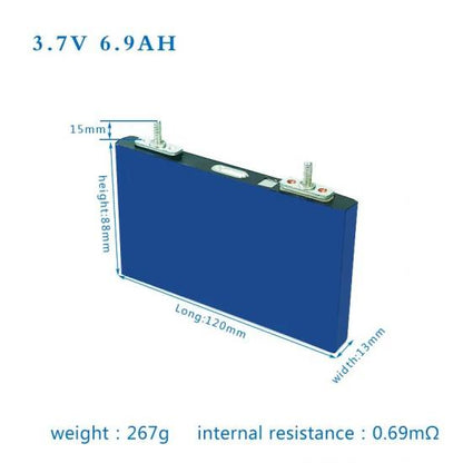 NCM 3.7V 6.9Ah Lithium Ion Battery Cell For Solar Energy, RV, Marine NCM Battery